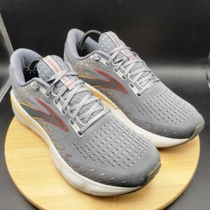 Brooks Glycerin GTS 20 Mens Running Shoes Grey Red Alloy 1103831D034 Size 11.5